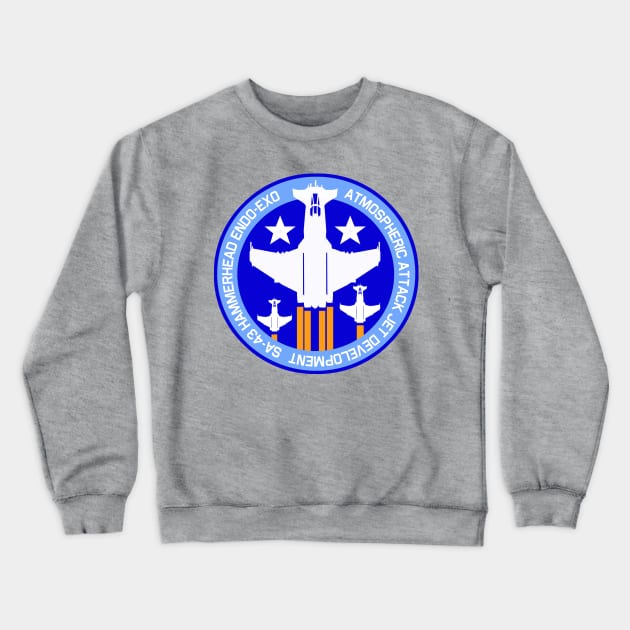 SAAB Hammerhead Development Crewneck Sweatshirt by PopCultureShirts